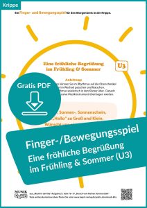 Fingerspiel Frühling Sommer Morgenkreis Kindergarten Krippe