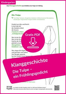 Klanggeschichte Tulpe Frühling Kindergarten Kita