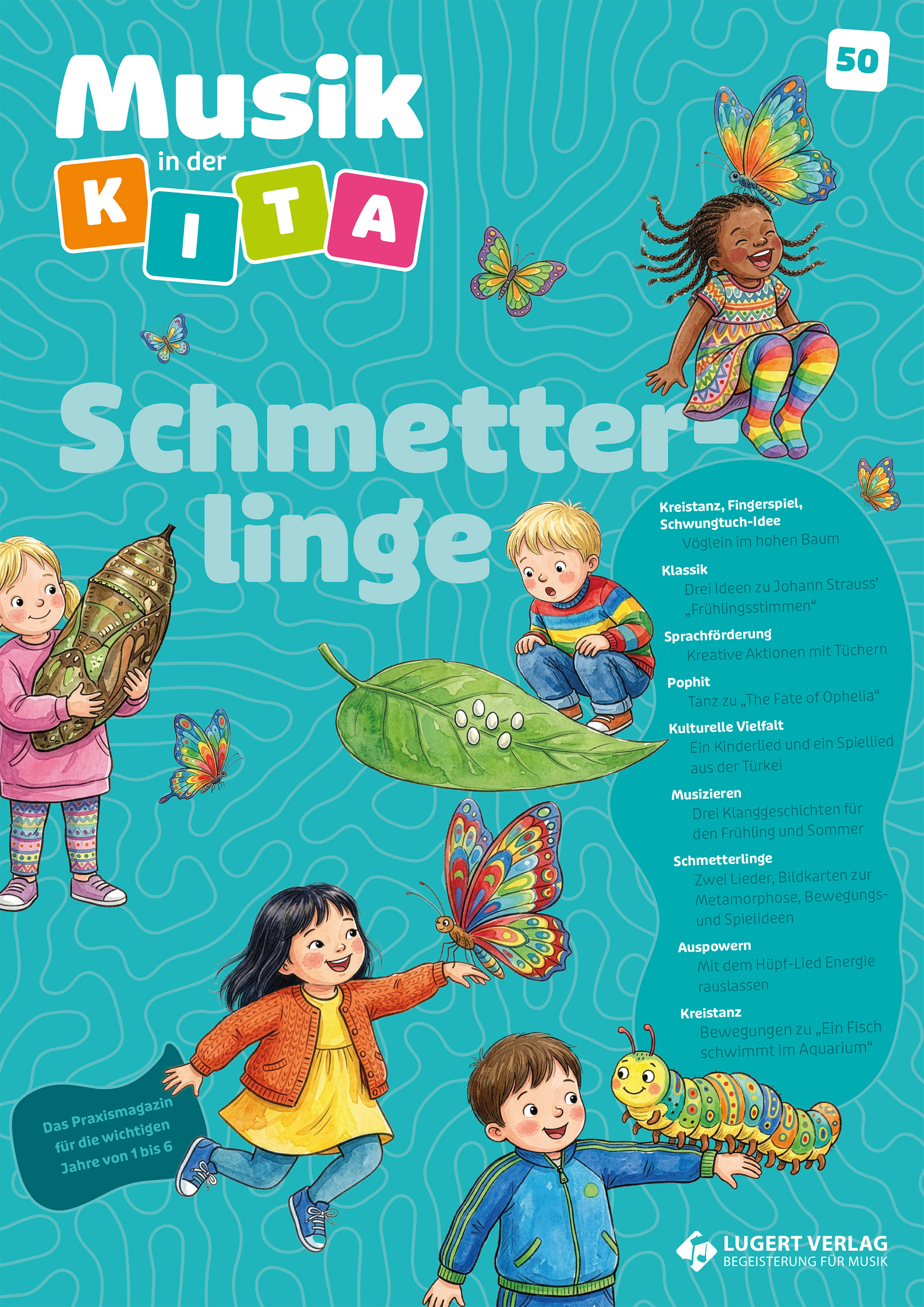 Musik in der Kita 50 Schmetterlinge Lugert Verlag