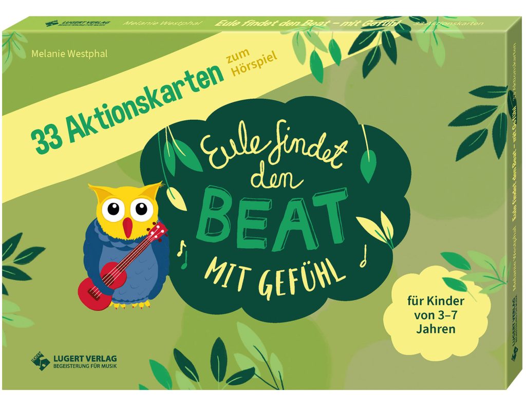 Eule findet den Beat mit Gefühl Aktionskarten Kita vorschule Gefühle Lugert Verlag
