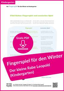 Gratis-Download Fingerspiel Winter Der kleine Rabe Musik in der Kita Gratis-Download Fingerspiel Winter Der kleine Rabe Musik in der Kita