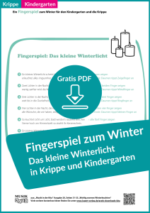 Gratis-Download Fingerspiel Winterlicht Winter Krippe Kindergarten Musik in der Kita Gratis-Download Fingerspiel Winterlicht Winter Krippe Kindergarten Musik in der Kita