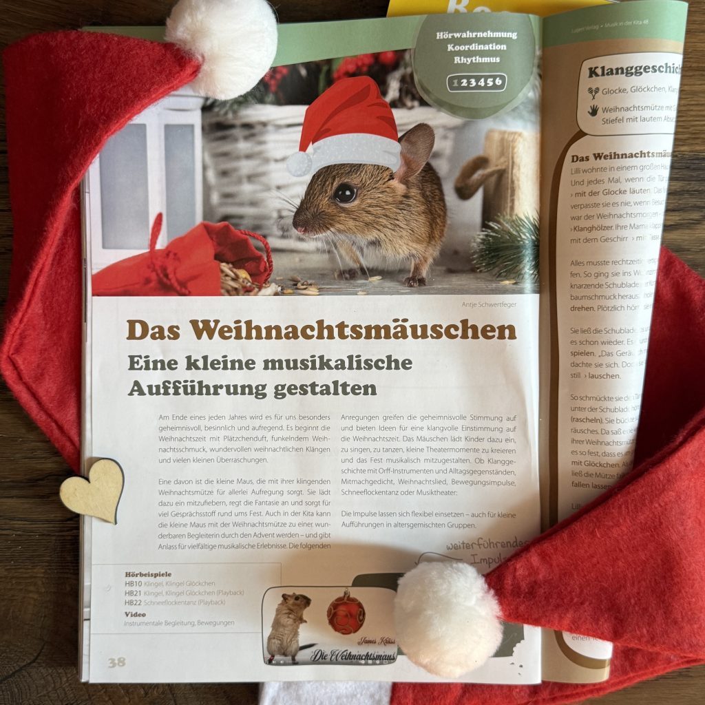 Weihnachtsmäuschen Theaterstück Weihnachten Kindergarten Aufführung Musik in der Kita 48
