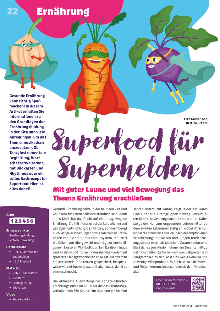 Superfood für Superhelden Heftseite: Superfood für Superhelden